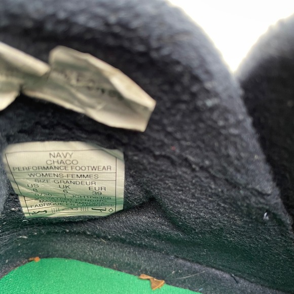 Chaco Revel Womens Sz US 8 EU 39 Felt Gym Sole Pull Slip On Chelsea Boots Blue - Picture 10 of 10